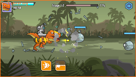 CyberDino: T-Rex vs Robots screenshot
