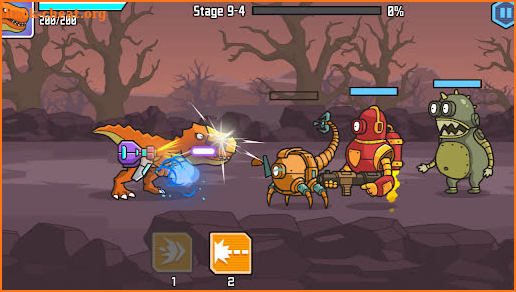 CyberDino: T-Rex vs Robots screenshot