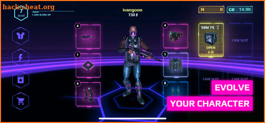 CyberHero: Cyberpunk PvP TPS screenshot