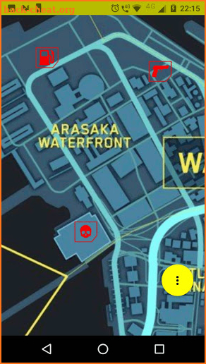 Cyberpunk 2077 Map screenshot