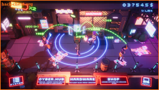 Cyberpunk Hacker IDLE screenshot