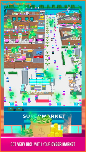 Cyberpunk Market – Idle Tycoon game simulator screenshot