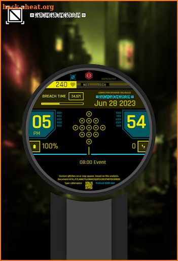 Cyberpunk Neon Watchface screenshot