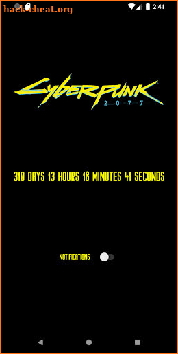 Cyberpunk Release Countdown screenshot
