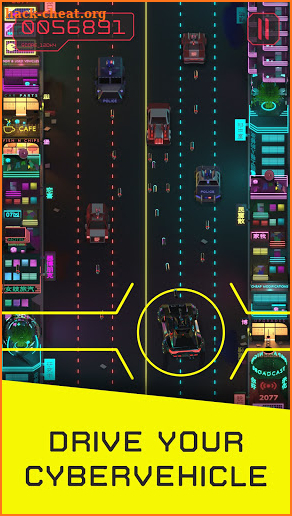 Cyberpunk Shooter: Space Shooter Offline Game screenshot