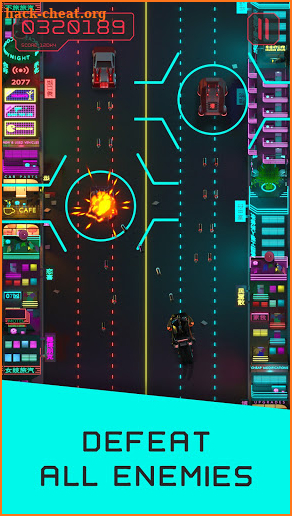 Cyberpunk Shooter: Space Shooter Offline Game screenshot