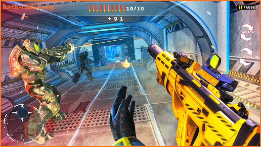 Cyberpunk Shooting: Hero Hunters Robots War Gun screenshot