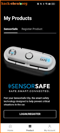 CYBEX SensorSafe screenshot