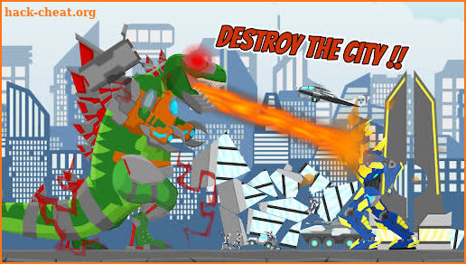 Cyborg Titan Rex: City Rampage screenshot