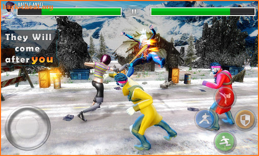 Cyborg War: Battle Angel Street Fighter games 3D screenshot