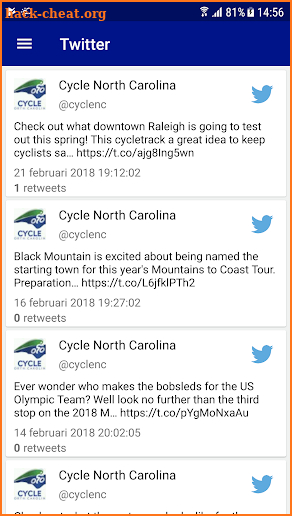 Cycle North Carolina screenshot
