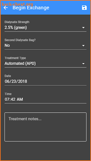 D-Track - Dialysis Tracker screenshot