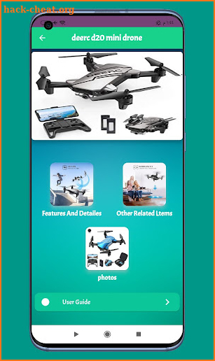 D20 Mini Drone Guide screenshot