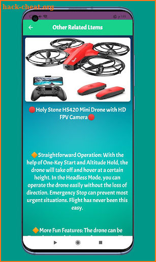 D20 Mini Drone Guide screenshot