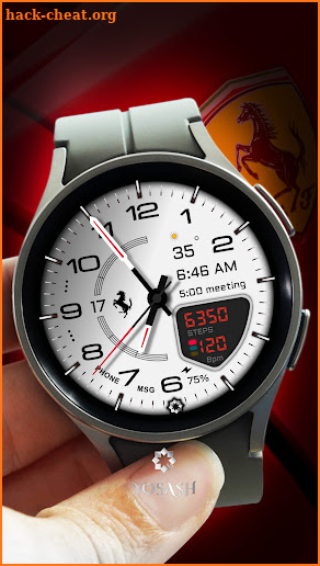 D355 Ferrari Watch Face-YOSASH screenshot