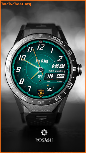 D360 Lamborghini Watch Face screenshot