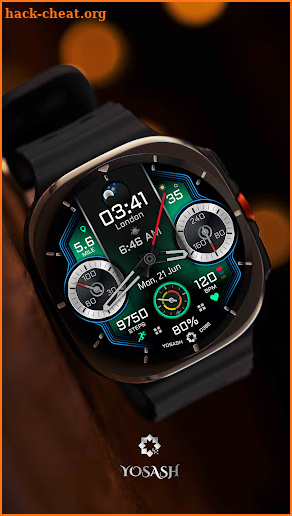 D385 Analog Watch face screenshot