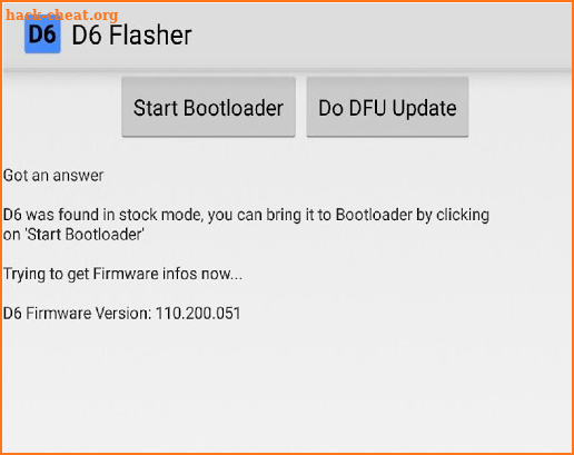 D6Flasher screenshot