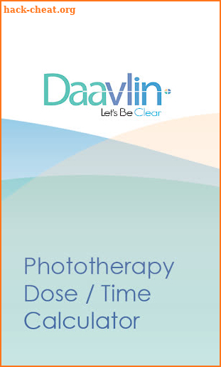 Daavlin Phototherapy Calculator screenshot