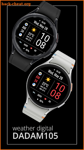 DADAM105 Weather Digital Watch screenshot