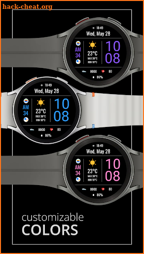 DADAM105 Weather Digital Watch screenshot