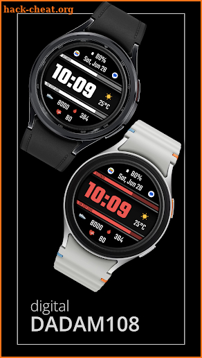 DADAM108 Digital Watch Face screenshot