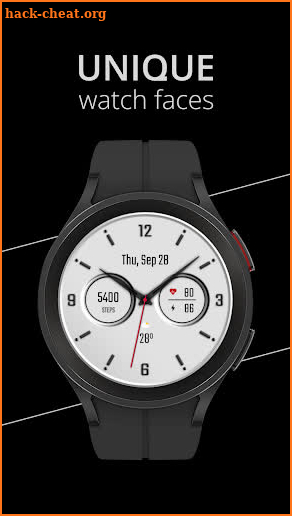 DADAM58W Analog watch face screenshot