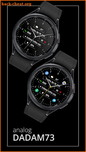 DADAM73 Analog Watch Face screenshot