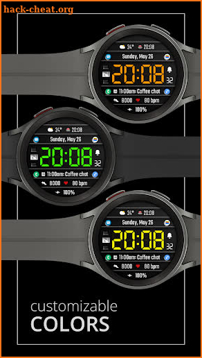 DADAM75 Digital Watch Face screenshot