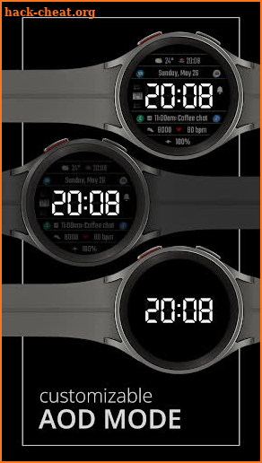 DADAM75 Digital Watch Face screenshot