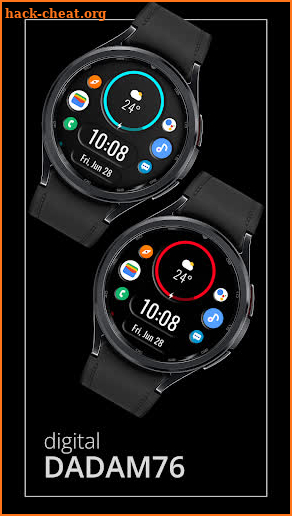 DADAM76 Digital Watch Face screenshot