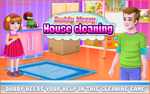 Daddy Messy House Cleaning screenshot