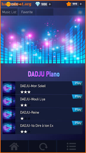 Dadju Piano TIles screenshot