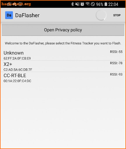 DaFlasher screenshot