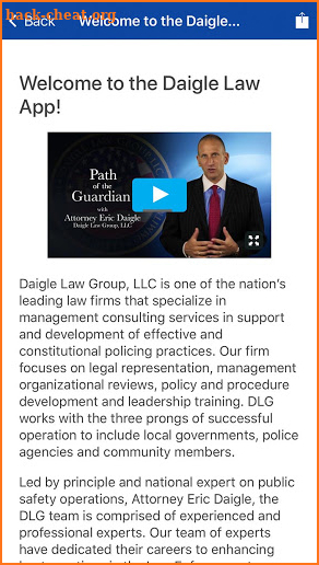 Daigle Law Group screenshot