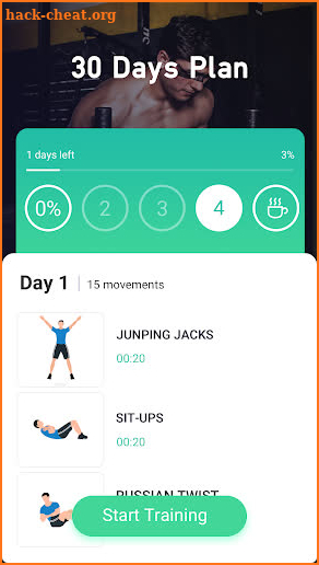 Daily Abs Workout - 30 Day Fitness, Six Pack screenshot