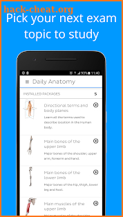 Daily Anatomy: Flashcard Quizzes to Learn Anatomy screenshot