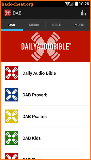 Daily Audio Bible App screenshot