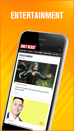 Daily beast news app screenshot