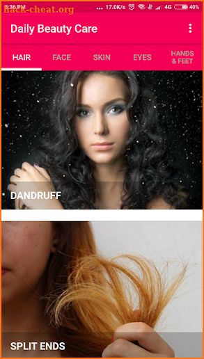 Daily Beauty Care - Skin, Hair, Face, Eyes screenshot