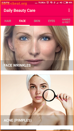Daily Beauty Care - Skin, Hair, Face, Eyes screenshot