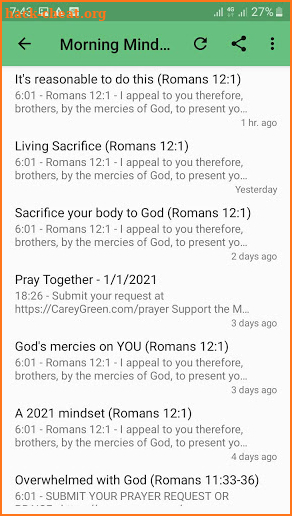 Daily Bible Devotionals - Free App screenshot