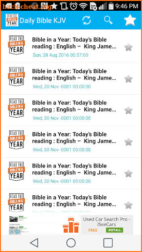 Daily Bible Reading - KJV screenshot