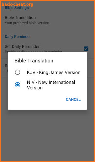 Daily Bible Verse screenshot