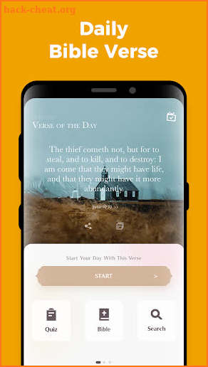 Daily Bible Verse online Bible screenshot