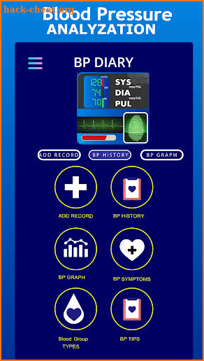 Daily Blood Pressure Analyze and BP Diary screenshot