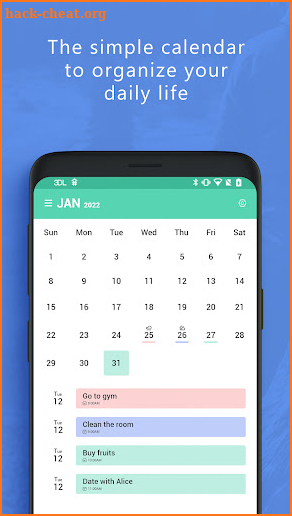 Daily Calendar screenshot