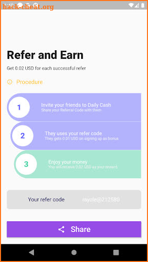 Daily Cash screenshot