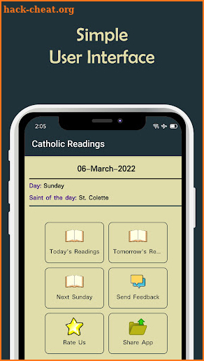 Daily Catholic Readings 2023 screenshot