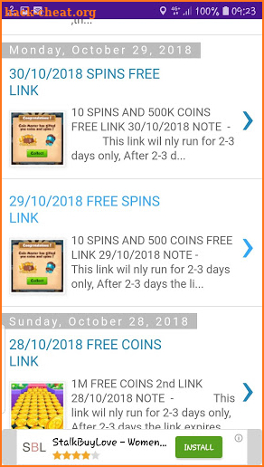 DAILY COINS AND SPINS screenshot